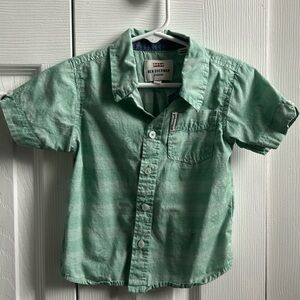 ✨4 for $10! Toddler button down palm tree shirt